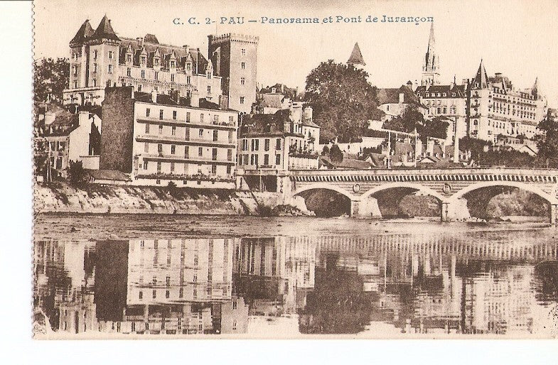 Postal 035885 : Pau - Panorama et Pont de Jurançon