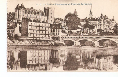 Postal 035885 : Pau - Panorama et Pont de Jurançon
