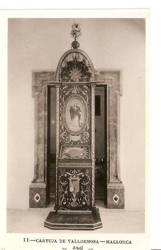 Postal 035890 : Cartuja de Valldemosa - Mallorca. Atril