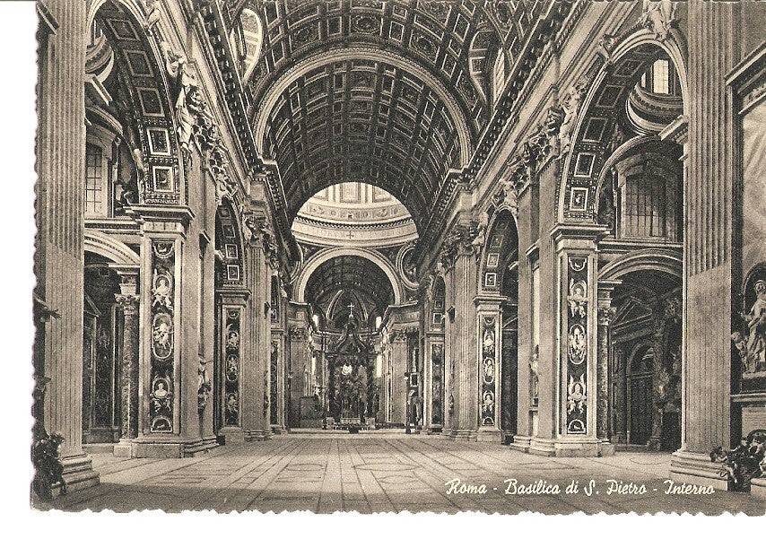 Postal 035918 : Roma - Basilica di S. Pietro - Interno