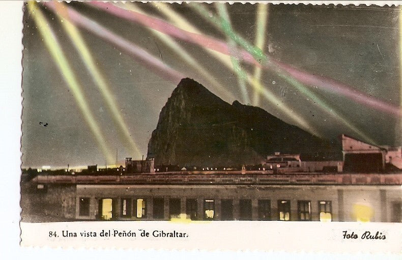 Postal 035951 : Una vista del Peñon de Gibraltar