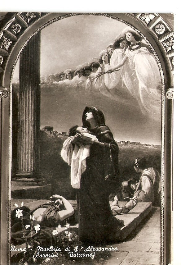 Postal 035976 : Roma - Martirio di S. Alessandro (Loverini - Vaticano)