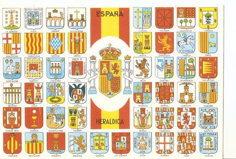 Postal 036008 : España. Escudos de sus provincias