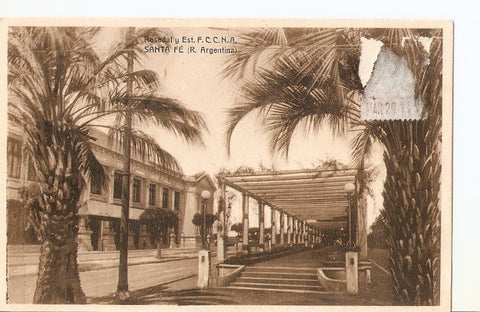 Postal 036014 : Rosedal y Est. F.C.C.N.A. Santa Fe (R. Argentina)