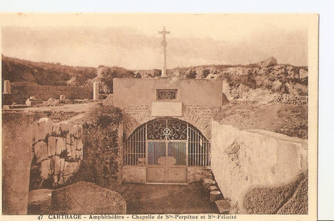 Postal 036061 : Carthage - Amphiteâtre - Chapelle de Ste. Perpetue et Ste. Felicite