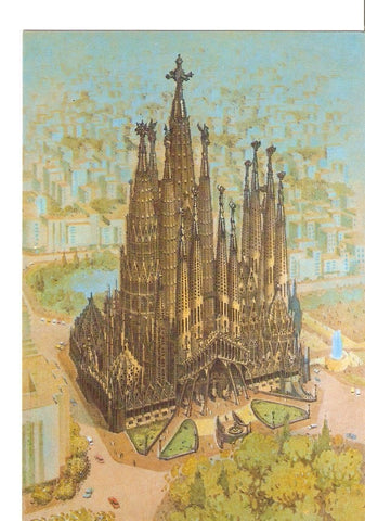 Postal 036067 : Barcelonal. Templo Expiatorio de la Sagrada Familia