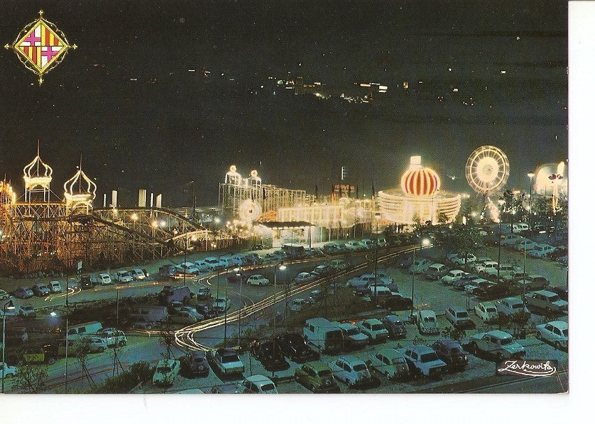 Postal 036068 : Barcelona. Parque de Montjuich. Atracciones