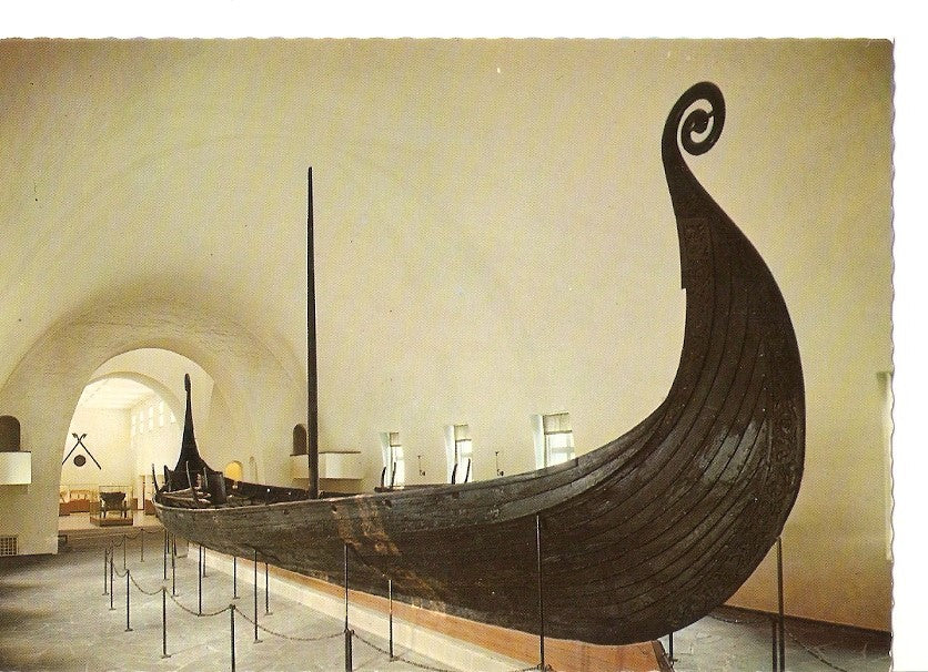 Postal 036073 : Oslo Norway. The Oseberg Ship