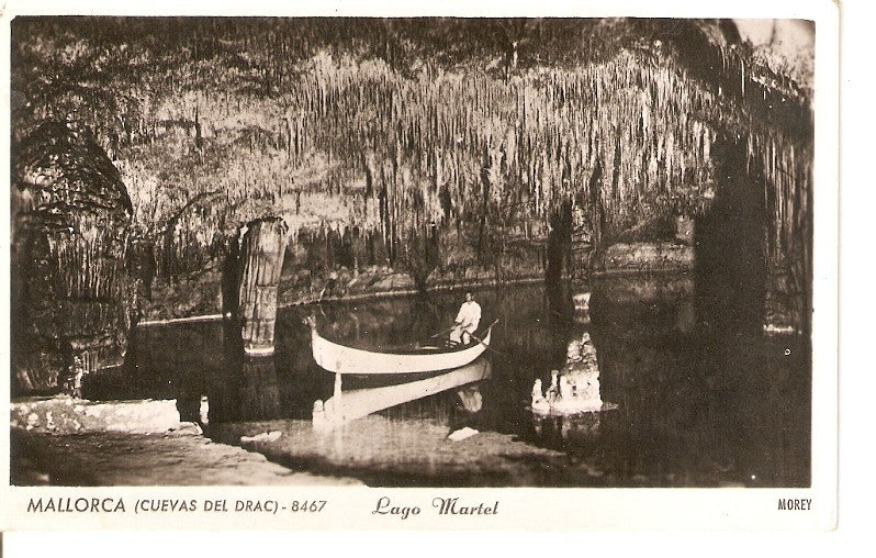 Postal 036081 : Mallorcaa (Cuevas del Drac) Lago Martel. Morey