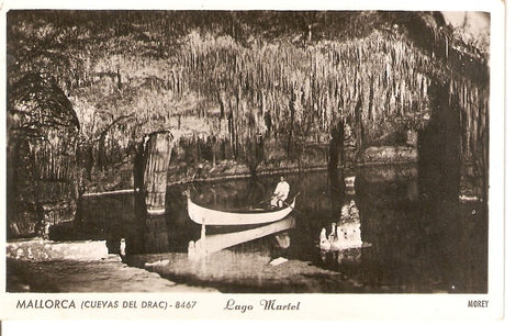 Postal 036081 : Mallorcaa (Cuevas del Drac) Lago Martel. Morey