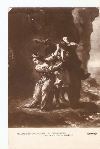 Postal 036092 : Musee du Louvre E. Delacroix la Fiancee dAbydos