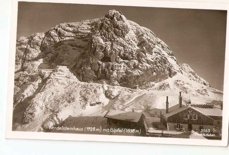 Postal 036125 : Wendelsteinhaus mit Gipfel