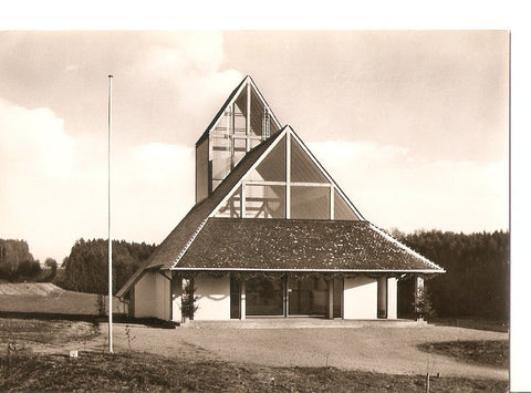 Postal 036148 : Maria. Schutz der Reisenden. Autobahn Munchen-Stuttgart