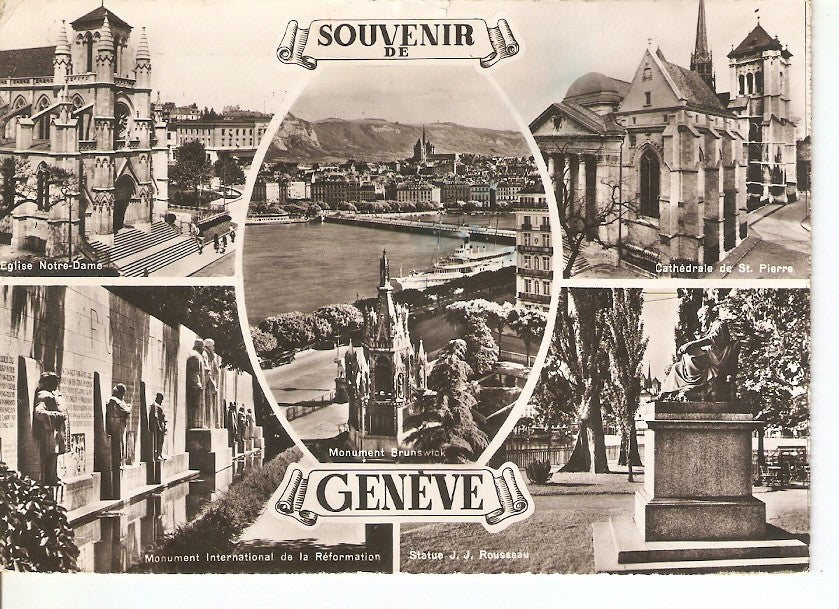 Postal 036156 : Souvenir de Geneve. Suisse
