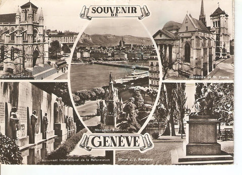 Postal 036156 : Souvenir de Geneve. Suisse