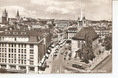 Postal 036158 : Lausanne. Eglise et Place St. François