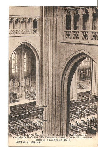 Postal 036186 : Orleans. La Cathedrale Sainte-Croix. Vue prise de la Croisee
