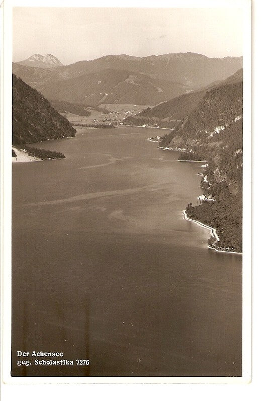 Postal 036198 : Der Achensee geg. Scholastika
