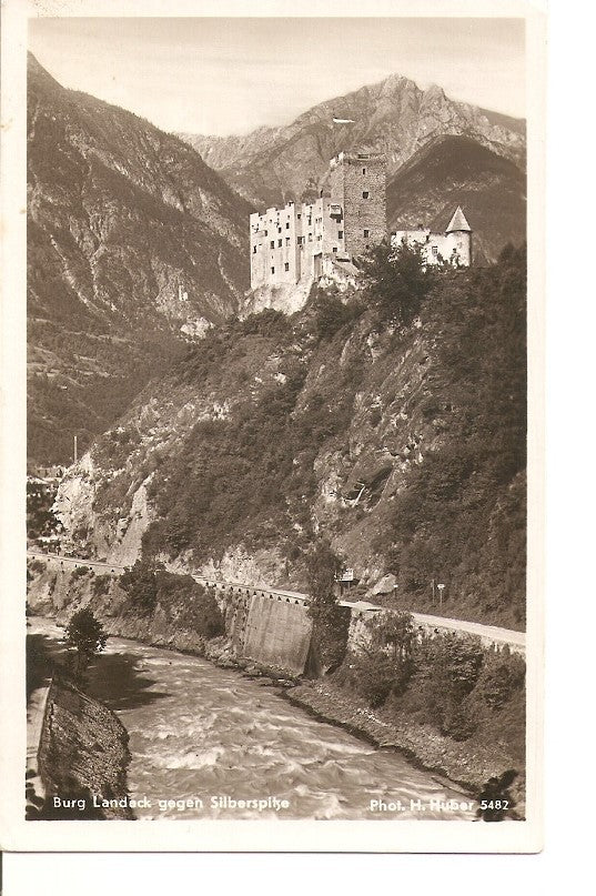 Postal 036203 : Burg Landeck gegen Silberspike Phot. H. Huber