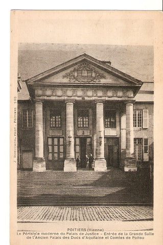 Postal 036207 : Poitiers (Vienne). Le Peristyle moderne du Palais de Justice