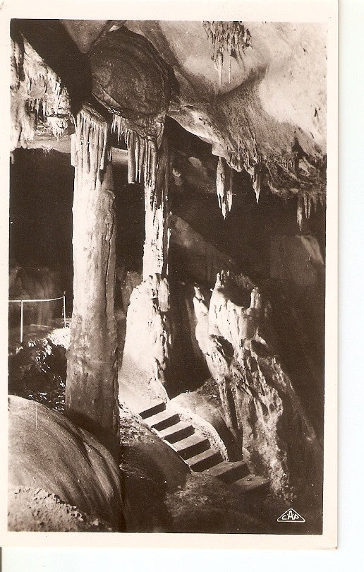 Postal 036210 : Les Grottes de Betharram. Le Passge des Colonnes