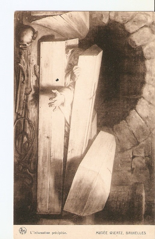 Postal 036215 : LInhumation precipitee. Musee Wiertz Bruxelles