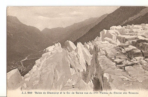 Postal 036242 : Vallee de Chamonix et le Colde Balme vus du 2eme Plateau du Glacier des Bossons