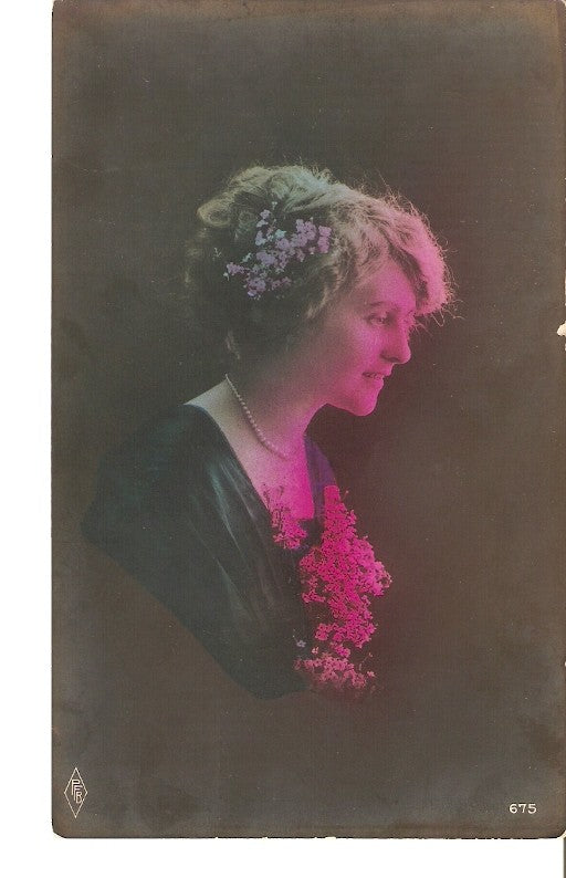 Postal 036294 : Postal coloreada. Mujer