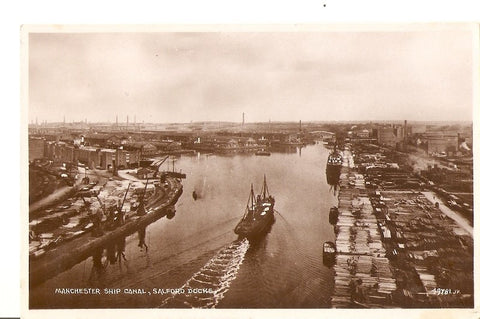 Postal 036352 : Manchester Ship Canal Salford Docks