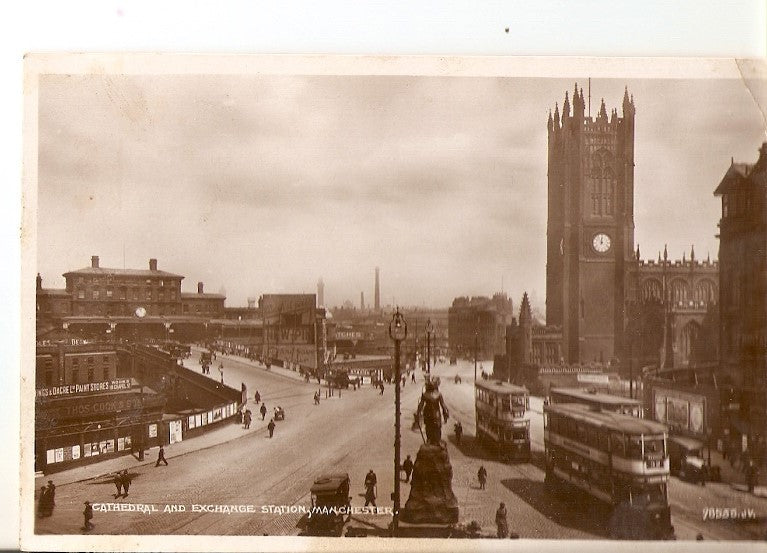 Postal 036356 : Cathedral and Exchange Station Manchester