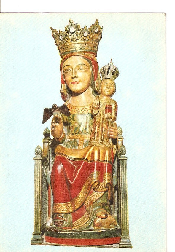 Postal 036380 : Berga. Santa Maria de Queralt. Virgen de Queralt