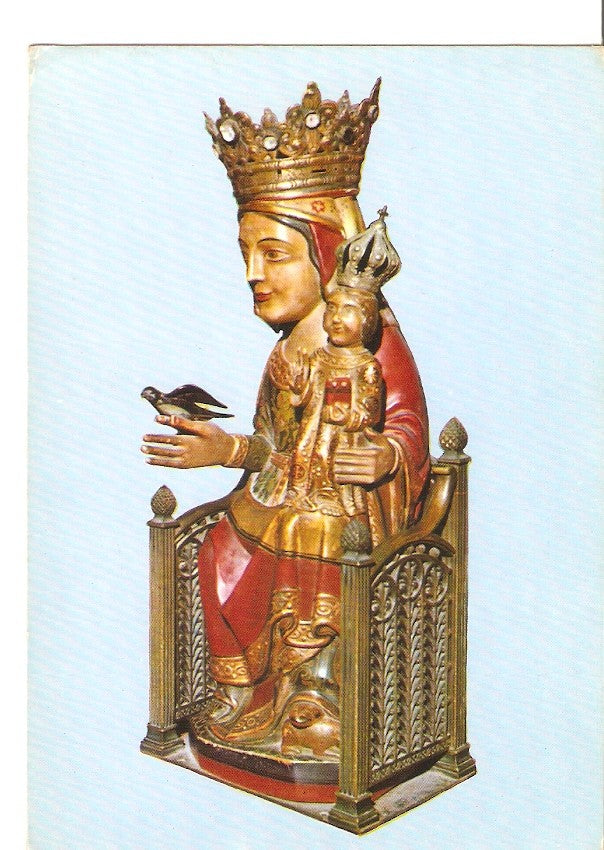 Postal 036382 : Berga. Santa Maria de Queralt. Virgen de Queralt