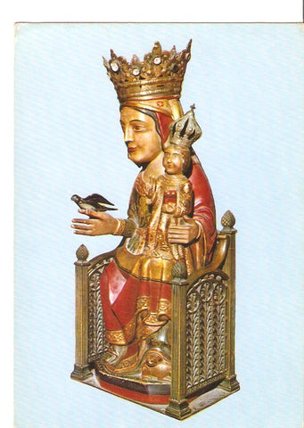 Postal 036382 : Berga. Santa Maria de Queralt. Virgen de Queralt