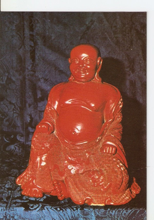 Postal 036409 : Buda. Laca roja. Dinastia Ming. Museo Oriental. Real colegio PP. Agustinos. Valladolid (España)