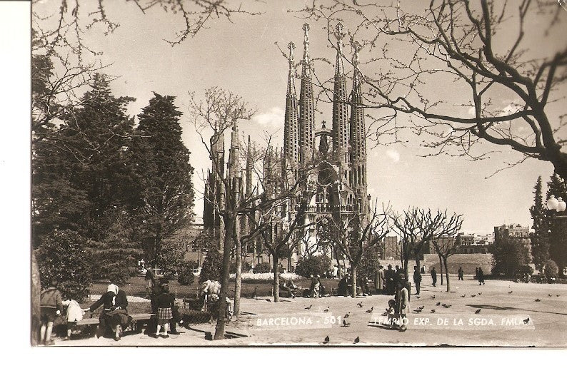 Postal 036430 : Barcelona templo Exp. De la Sagrada Familia