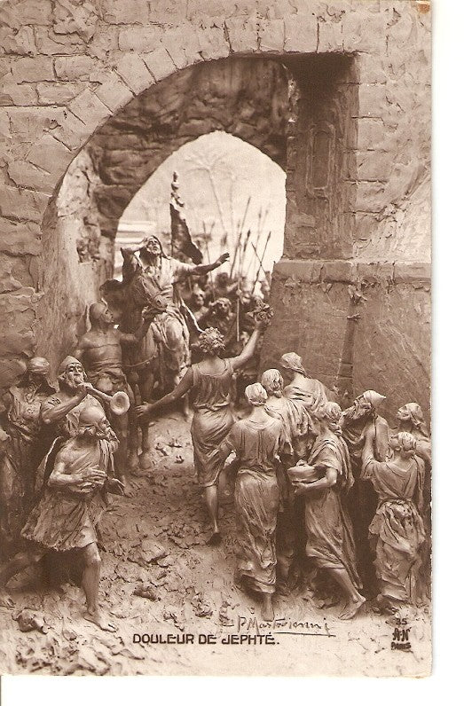 Postal 036472 : Douleur de Jephte