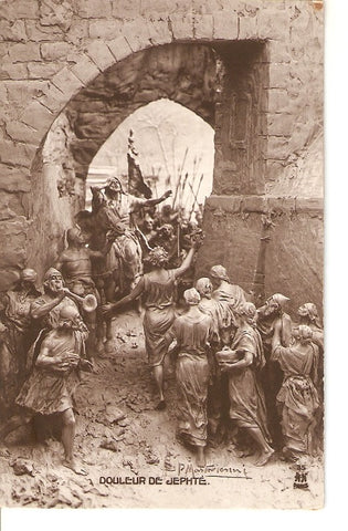 Postal 036472 : Douleur de Jephte