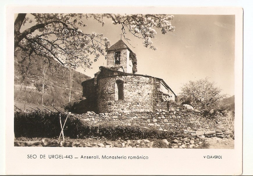 Postal 036548 : Seo de Urgel. Anserall Monasterio Romanico
