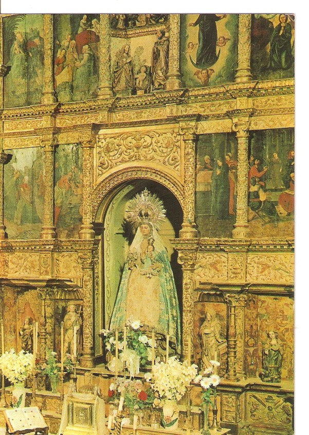 Postal 036558 : Carrion de los Condes (Palencia). Retablo de Ntra. Sra. De Belen