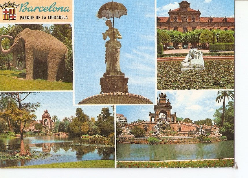 Postal 036667 : Barcelona. Parque de la Ciudadela 