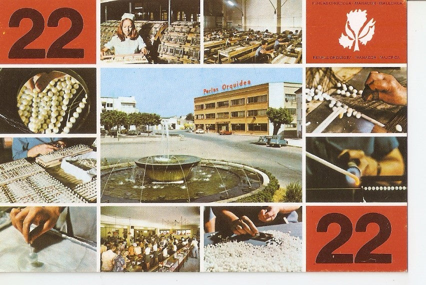 Postal 036693 : Perlas Orquidea. Manacor - Mallorca