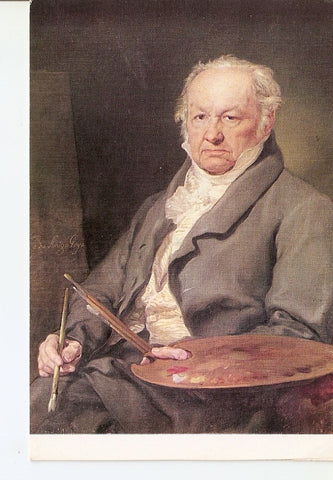 Postal 036698 : El Pintor Francisco Goya. Vicente Lopez. Museo del Prado