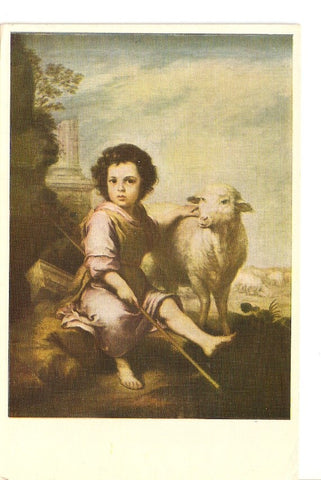 Postal 036701 : El Buen Pastor. Murillo. Museo del Prado