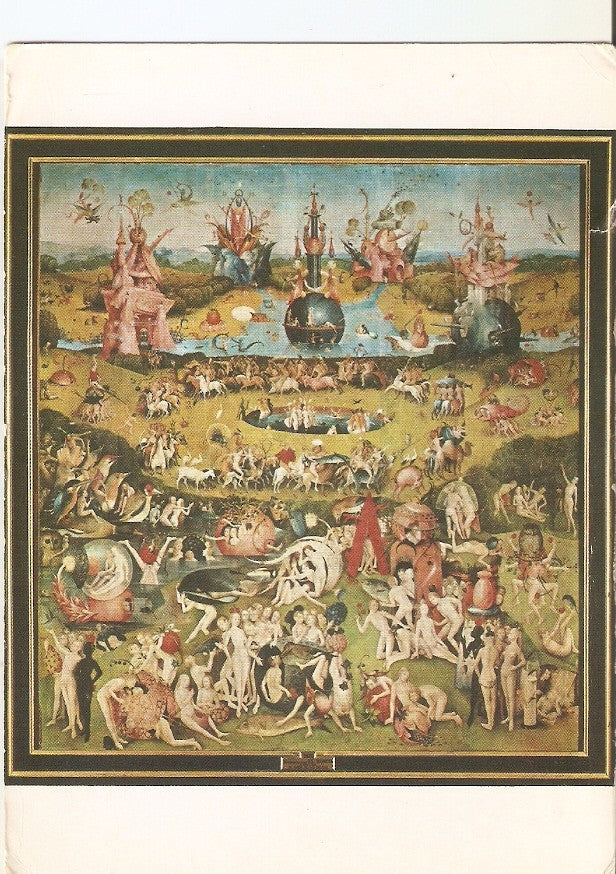Postal 036702 : El Jardin de las Delicias (tabla central). El Bosco. Museo del Prado (Madrid)