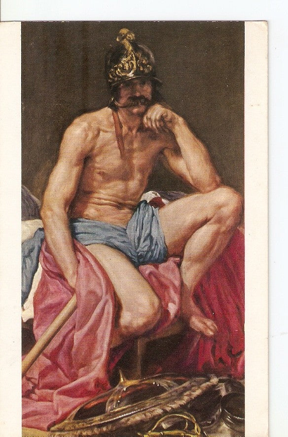 Postal 036706 : El Dios Marte. Velazquez. Museo del Prado