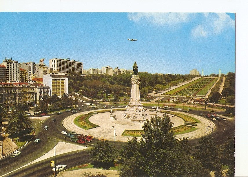 Postal 036714 : Lisboa (Portugal). Place du Marques de Pombal et Parc Eduardo VII