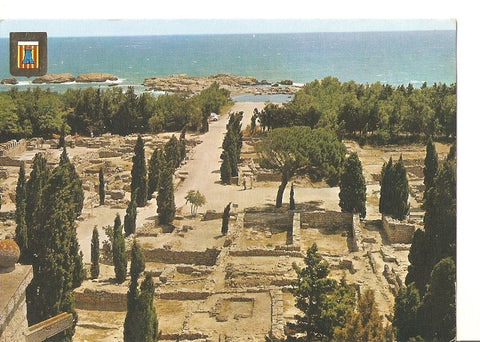 Postal 036723 : Ampurias (Gerona). Parte central de la ciudad griega con el Agora