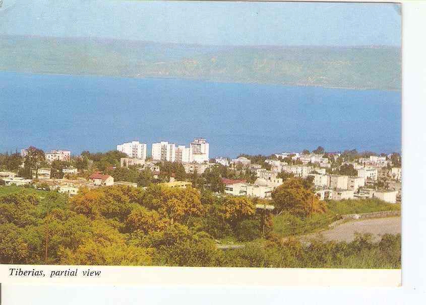 Postal 036734 : Tiberias partial view