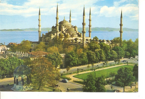 Postal 036737 : Sultan Ahmet Camii ve civari. The Blue Mosque. Istanbul - Turkey