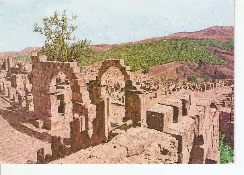 Postal 036740 : Ruines Romaines de Dougga. Le Theâtre